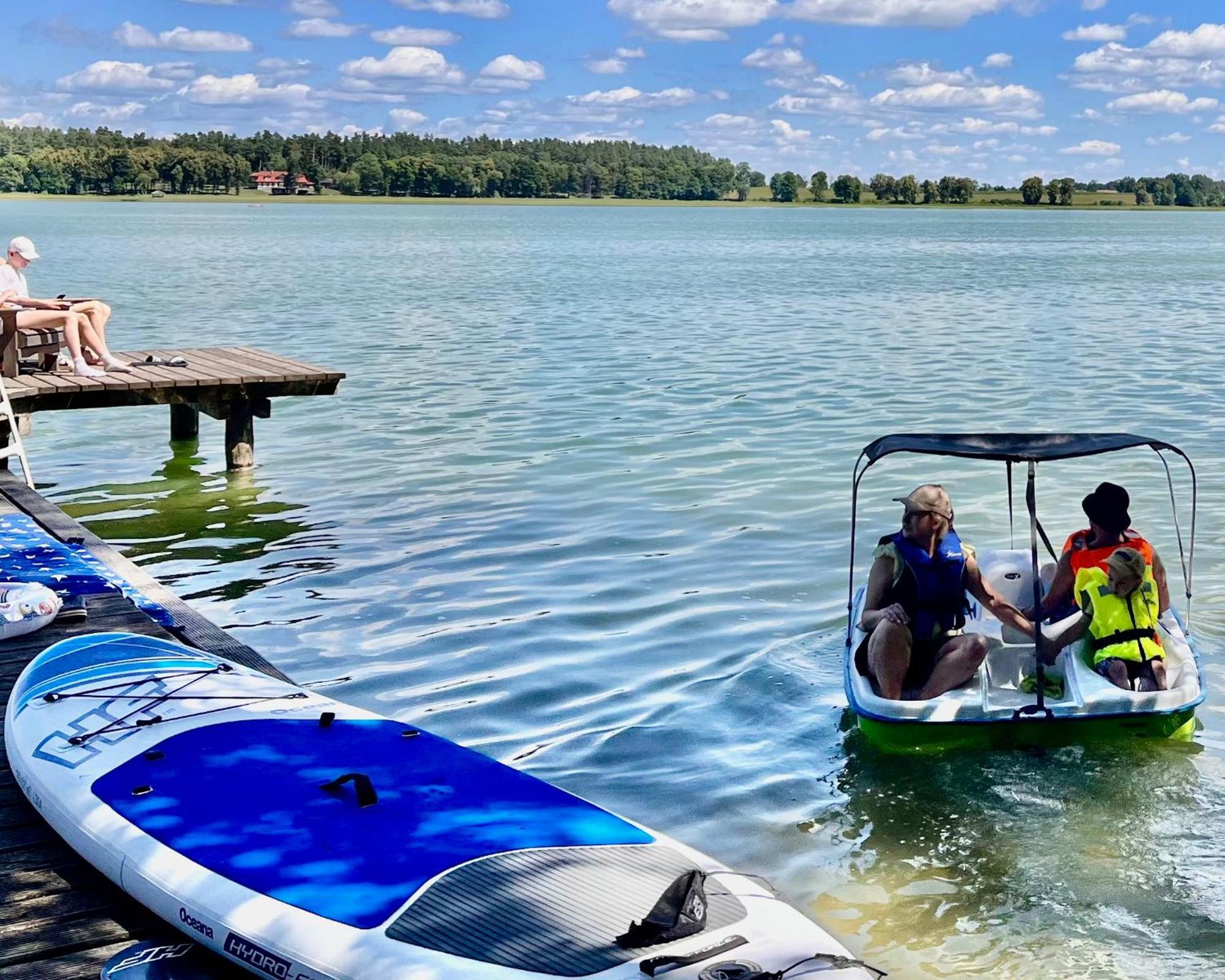 Mazursko - Komfortowe Apartamenty Nad Jeziorem, Sauna, Kominki Na Parterze Kretowiny Buitenkant foto